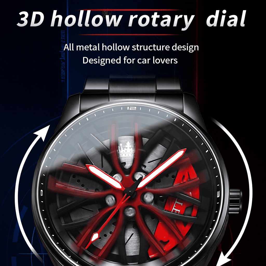 OZ Luxury Automotive-Inspired Men’s Wristwatch – Precision Meets Power