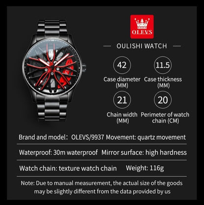 OZ Luxury Automotive-Inspired Men’s Wristwatch – Precision Meets Power